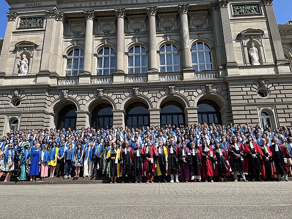 Les docteurs lors de la cérémonie. © Annalena Meyer-Freund