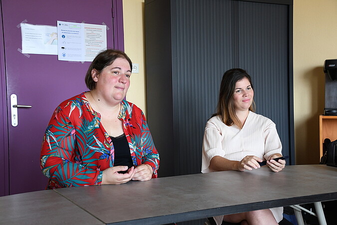 Aude Vonthron et Clémence Kelche, animatrices du réseau des managers de projets