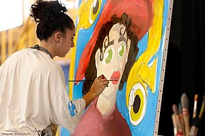 Des ateliers de pratique, animés par des artistes du territoire, sont proposés et accessibles quel que soit le niveau. © Franck Chazelet