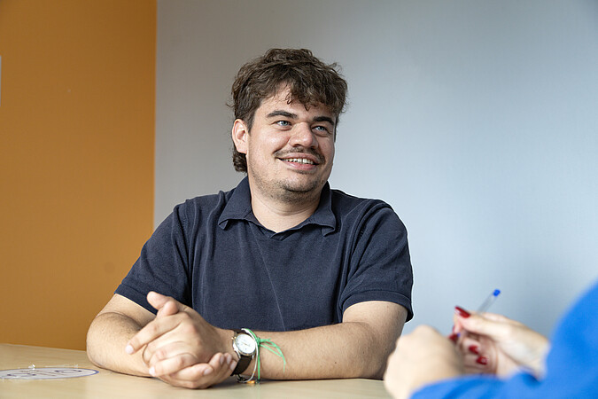 Alexandre Stenger a été distingué pour son article qui porte sur l’usage de l’intelligence artificielle pour la détection des cancers. © C. Schröder/Unistra