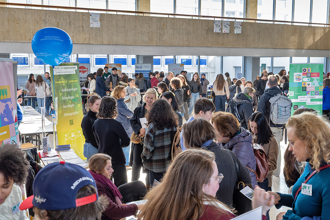 Le Patio a fait le plein de néo-bacheliers intéressés par les formations en langues et sciences sociales.