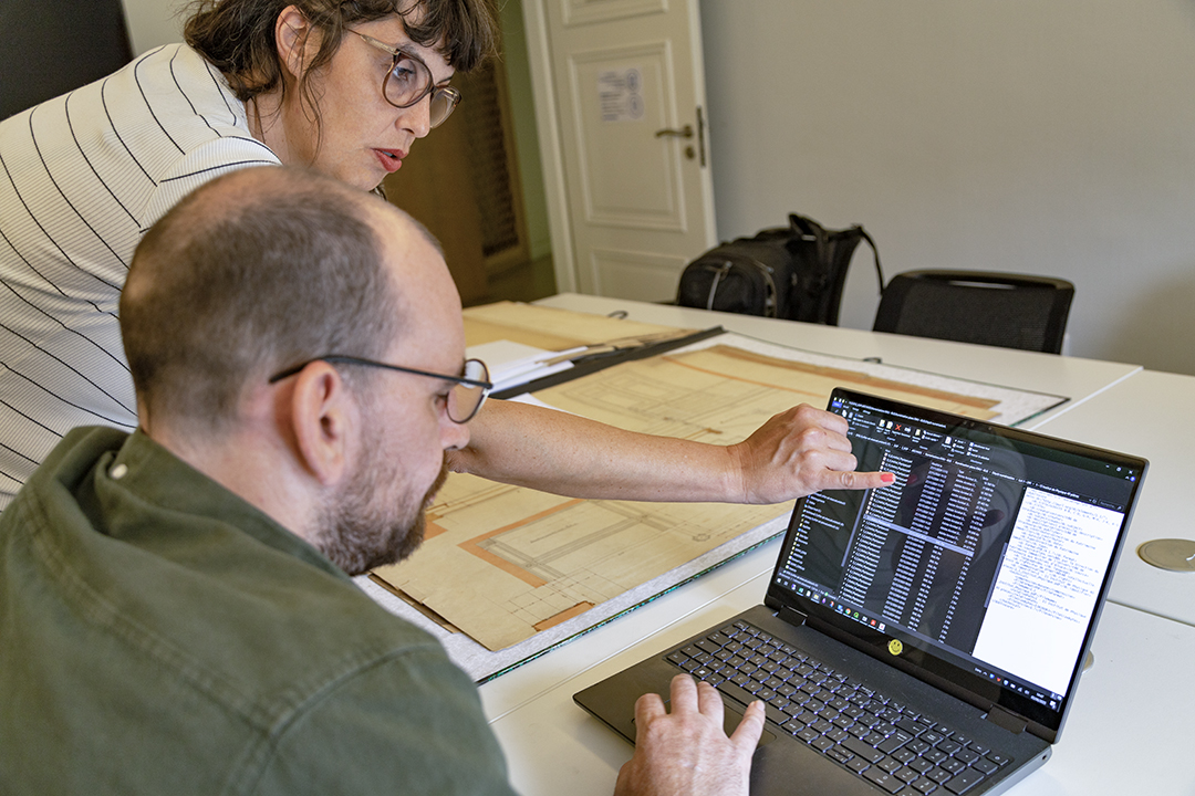 Afin de permettre une conservation pérenne des documents, l'élaboration d’un schéma de métadonnées pour la description des documents a été nécessaire. © C.Schröder/Unistra