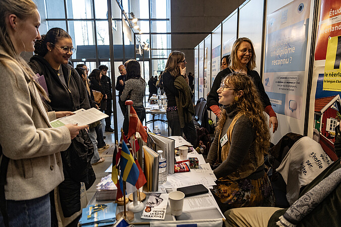 Lors des Journées des universités les 5 et 6 février. © Schroder/Unistra.