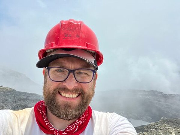 Michael Heap au sommet du volcan Rincón de la Vieja au Costa Rica © Michael Heap
