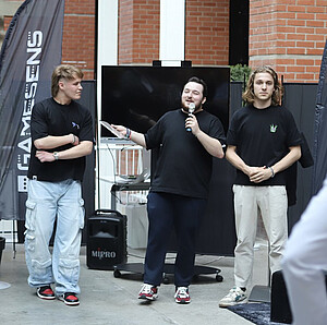 Léo Weishard, Hugo Surply et Raphaël Zeller. © DR