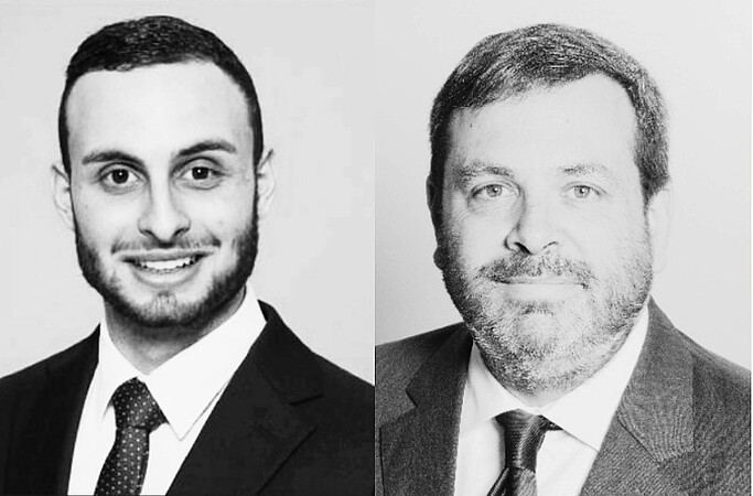 Paul Labic et Gianfabio Inglese. © Documents remis