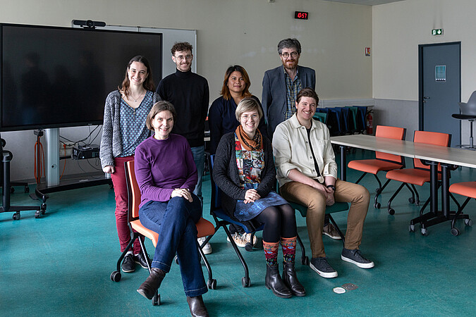 Les membres de l'équipe Sens. © Schroder/Unistra.