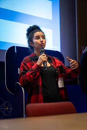 Eya Aloui a développé la start-up Albupad. ©PUIA