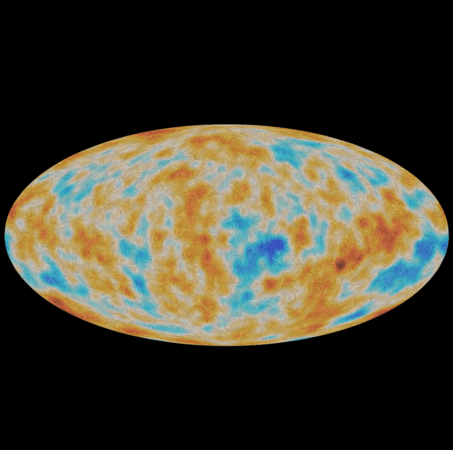 La polarisation du fond diffus cosmologique. ©ESA and the Planck Collaboration