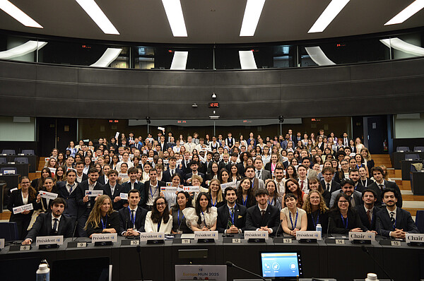 L'EuropaMUN a réuni 200 étudiants européens au Parlement européen, à Strasbourg. © DR