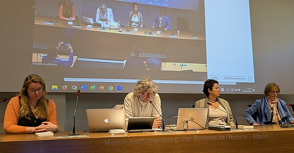 Pour célébrer la parution du recueil, un événement était organisé le 28 avril en salle des conférences de la Maison interuniverstaire des sciences de l'Homme – Alsace. ©DR