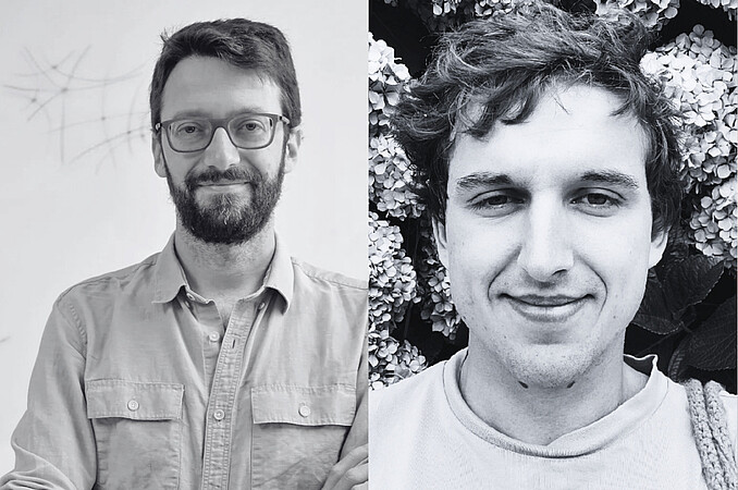 Thomas Barthelmé est professeur associé à la Faculté des arts et sciences à l’Université de Queens (Canada) ; Colin Holler, doctorant en thèse Cifre (Convention industrielle de formation par la recherche). © DR