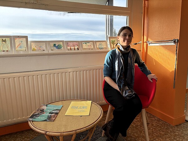 Aline Lebel effectue son post-doctorat au sein de l'Institut thématique interdisciplinaire Littératures, éthiques et arts. ©MR