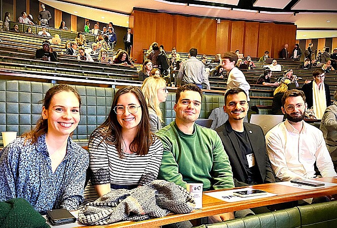 Charlène Sueur, Marianne Lemée, Emmanuel Martins Seromenho, Radi Khodr et Thomas Alfroy (de g. à dr.). ©Amopix