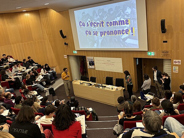 L’événement s'est déroulé à l’amphithéâtre Beretz le mercredi 4 mars. ©MR