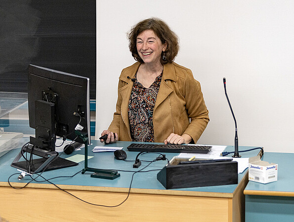Marie-Paule Cani est professeure d’informatique à l’École polytechnique. © Catherine Schröder/Unistra