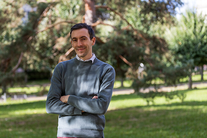 Arnaud Stanczak est chargé de mission Egalité parité diversité et enseignant-chercheur contractuel au Laboratoire de psychologie des cognitions. ©C.Schröder/Unistra
