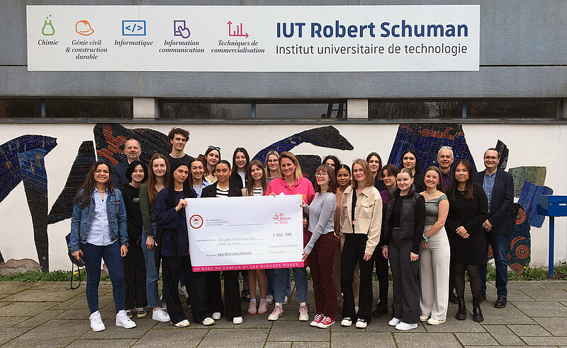 L'IUT Robert-Schuman solidaire avec les Blouses roses