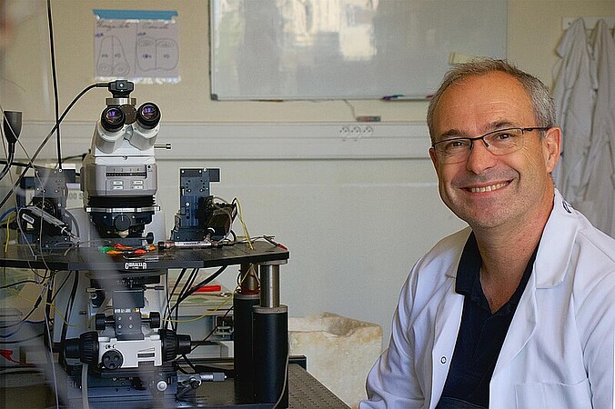 Pierrick Poisbeau est professeur en neurosciences à l’Université de Strasbourg. ©LLGeisen