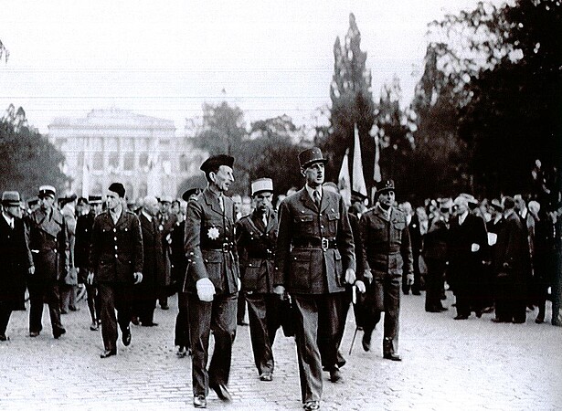 Le retour de l’université de Strasbourg repliée à Clermont Ferrand se fait à l'automne 1945, sous le patronage du général de Gaulle. ©Archives de la Ville et de la Communauté urbaine de Strasbourg