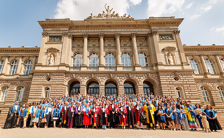 L’Université de Strasbourg a célébré ses 440 docteurs 2022, vendredi 23 juin. © Nicolas Busser