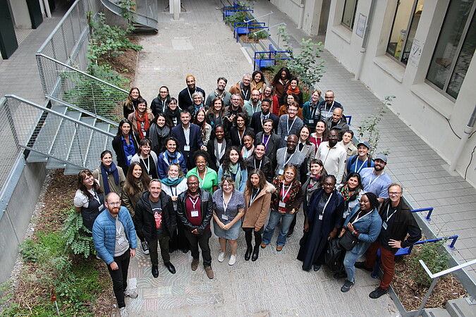 60 membres du Réseau international universités-sociétés (Réiunis)  à l'Université de Strasbourg. © DR.