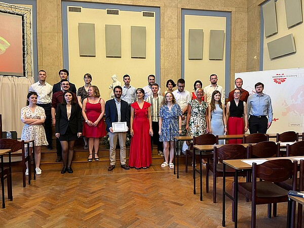 Les prix de thèse présents à la cérémonie. © Annalena Meyer-Freund