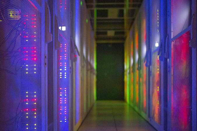 Le datacenter de l'Université de Strasbourg, décembre 2021. © Catherine Schröder / Unistra