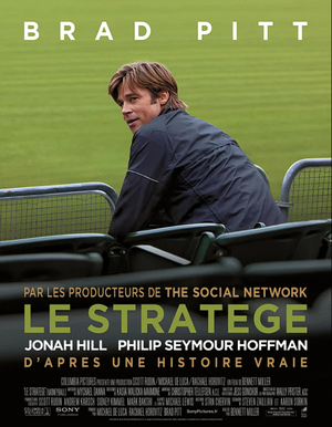 Le Stratège met en scène Brad Pitt en joueur de baseball. © DR