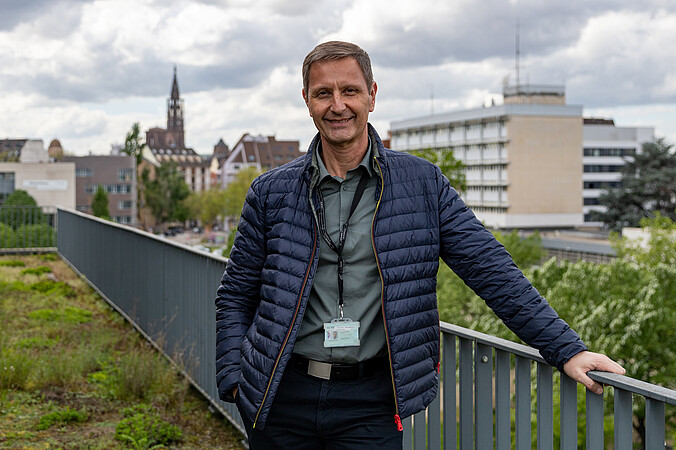 Thierry Quatrepoint est directement placé sous la responsabilité de la Directrice générale des services. ©C. Schröder/Unistra